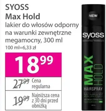 Hebe Lakier do włosów syoss oferta