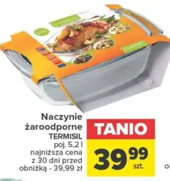 Carrefour Naczynie żaroodporne TERMISIL poj. 5,2l oferta