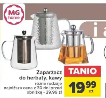 Carrefour MG Z home aparzacz do herbaty kawy oferta