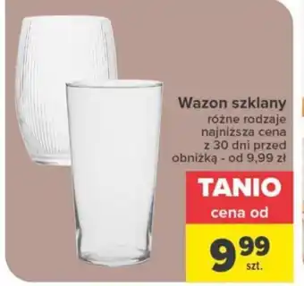 Carrefour Wazon szklany oferta