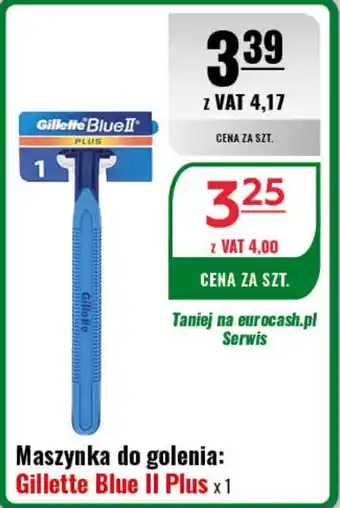 Eurocash Gillette Blue II Plus x 1 oferta