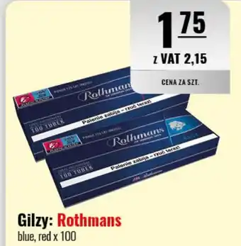 Eurocash Rothmans blue, red x 100 oferta