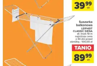 Carrefour Suszarka balkonowa LEIFHEIT CLASSIC SIENA oferta