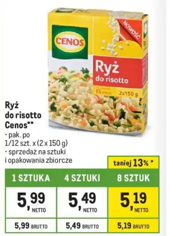 Ryż do risotto Cenom 2 x 150 g
