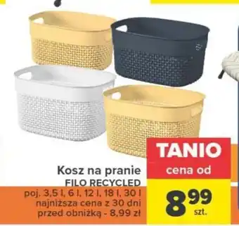 Carrefour Kosz na pranie FILO RECYCLED oferta