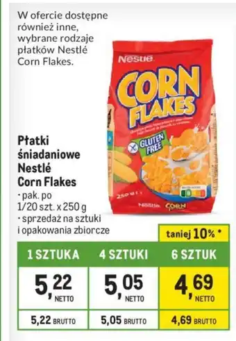 Makro Płatki śniadaniowe Nestlé Corn Flakes 250 g oferta