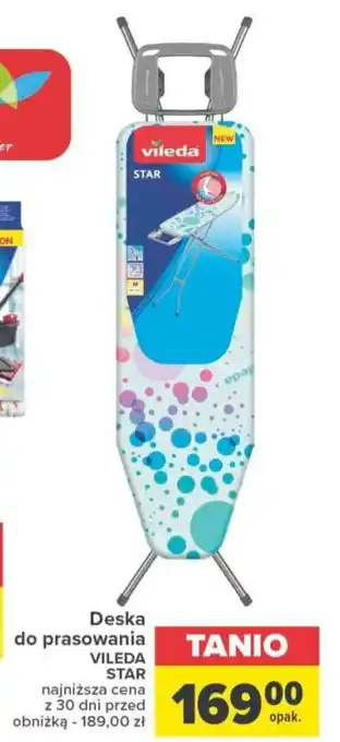 Carrefour Deska do prasowania VILEDA STAR oferta