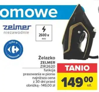 Carrefour Żelazko ZELMER ZIR2620 oferta