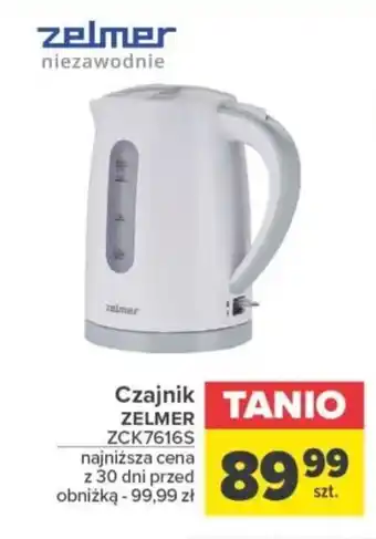 Carrefour Czajnik ZELMER ZCK7616S oferta