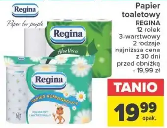 Carrefour Papier toaletowy REGINA 12 rolek oferta
