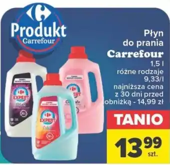 Carrefour Płyn do prania Carrefour 1,5 l oferta