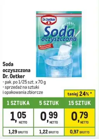 Makro Soda oczyszczona Dr.Oetker 70 g oferta