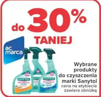 Carrefour Wybrane produkty do czyszczenia marki Sanytol oferta