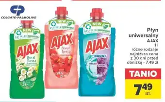 Carrefour Płyn uniwersalny AJAX 1 l oferta