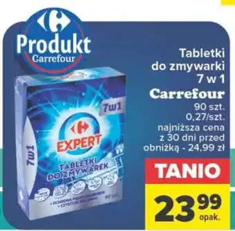 Carrefour Tabletki do zmywarki 7 w 1 Carrefour oferta