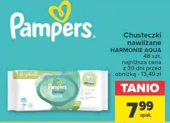 Carrefour Chusteczki nawilżane HARMONIE AQUA 48 szt. oferta