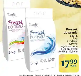 Carrefour Proszek do prania simpl oferta