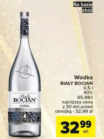 Carrefour Wódka biały bocian oferta