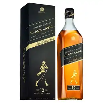 Carrefour Johnnie walker black label blended scotch whisky 1000 ml oferta
