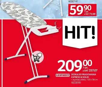 Selgros Deska do prasowania leifheit oferta