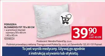 Selgros Poduszka sp oferta