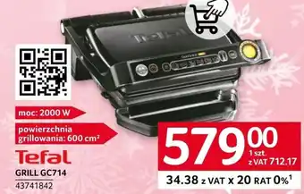 Selgros Grill elektryczny tefal oferta