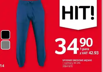 Selgros Spodnie dresowe oferta