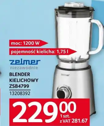 Selgros Blender kielichowy zelmer oferta