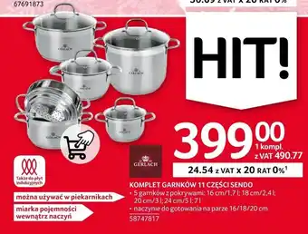 Selgros Zestaw garnków gerlach oferta