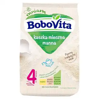 Stokrotka Market Bobovita kaszka mleczna manna po 4 miesiącu 230 g oferta