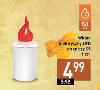Stokrotka Wkład elektryczny LED do zniczy S5 oferta