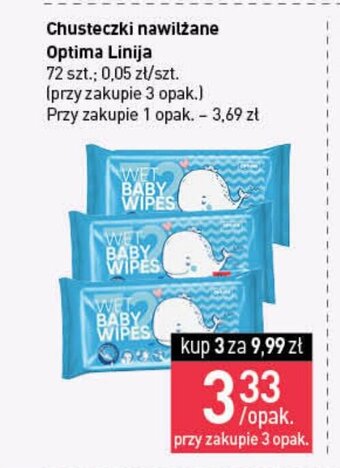 Stokrotka Chusteczki nawilżane Optima Linija oferta