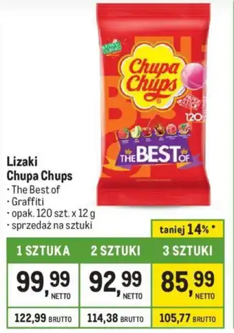 Makro Lizaki Chupa Chups 120 szt x 12 g oferta