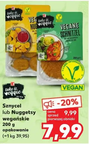Kaufland Sznycel lub Nuggetsy wegańskie 200 g oferta