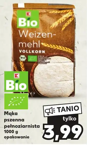 Kaufland Mąka pszenna pełnoziarnista 1000 g oferta