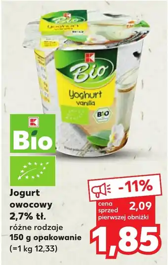 Kaufland Jogurt owocowy 2,7% tł. 150 g oferta