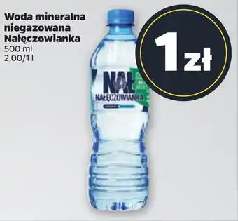 Netto Woda mineralna niegazowana Nałęczowianka 500 ml oferta