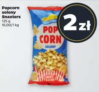 Netto Popcorn solony Snaxters 125 g oferta