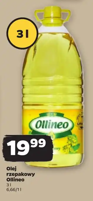 Netto Olej rzepakowy Ollineo 3 l oferta