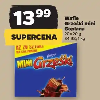 Netto Wafle Grześki mini Goplana 20 x 20 g oferta
