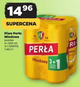 Netto Piwo Perła Miodowa 4 x 500 ml oferta