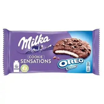 Prim Market Milka cookie sensations ciastka kakaowe z kawałkami czekolady i nadzieniem o smaku waniliowym 156 g oferta
