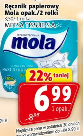 Ręcznik papierowy mola