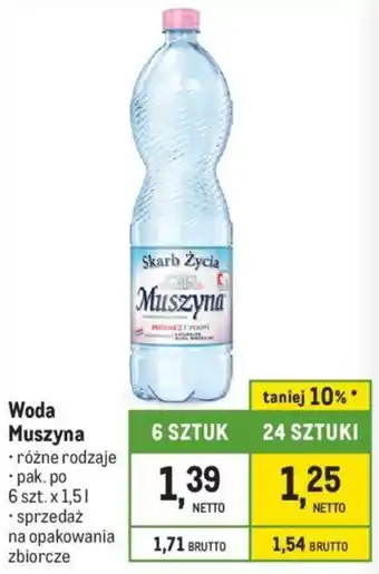 Woda Muszyna