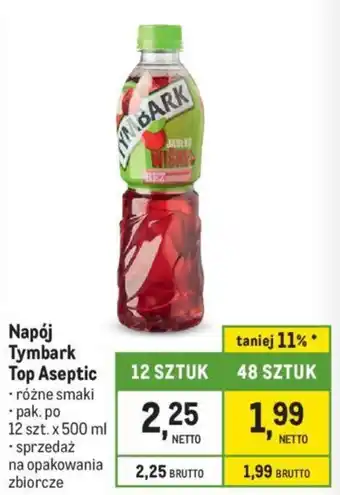 Makro Napój Tymbark Top Aseptic oferta