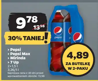 Netto Pepsi > pepsi max > mirinda > 7 up oferta