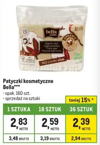 Makro Patyczki kosmetyczne Bella oferta