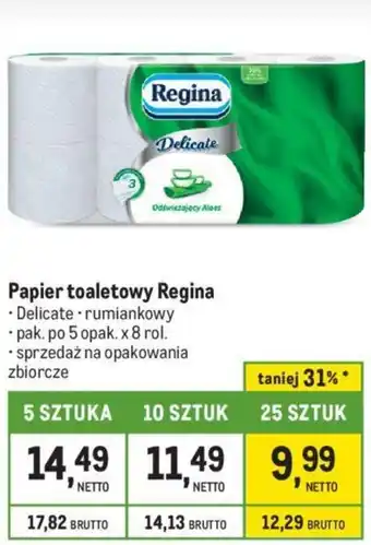 Makro Papier toaletowy Regina oferta