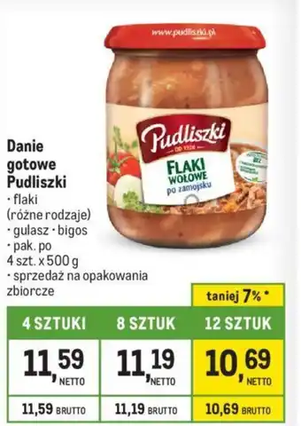 Makro Danie gotowe Pudliszki oferta