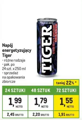 Napój energetyzujący Tiger